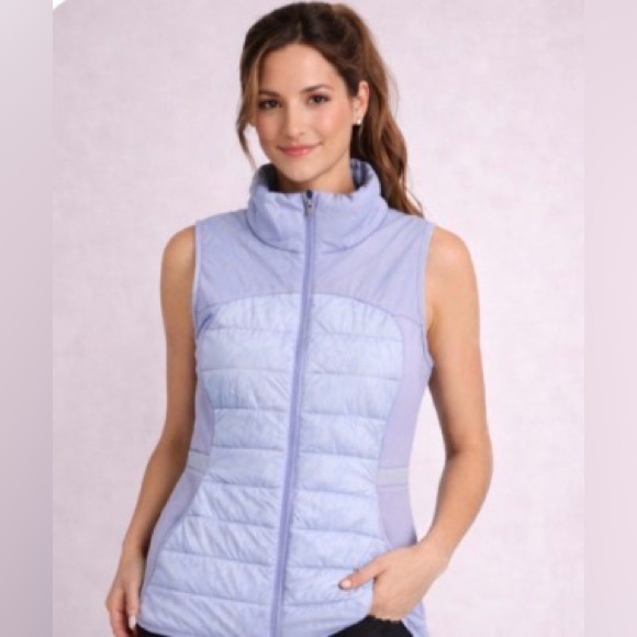 lululemon athletica Jackets & Blazers - Lululemon Women's Light Blue Puffer Vest